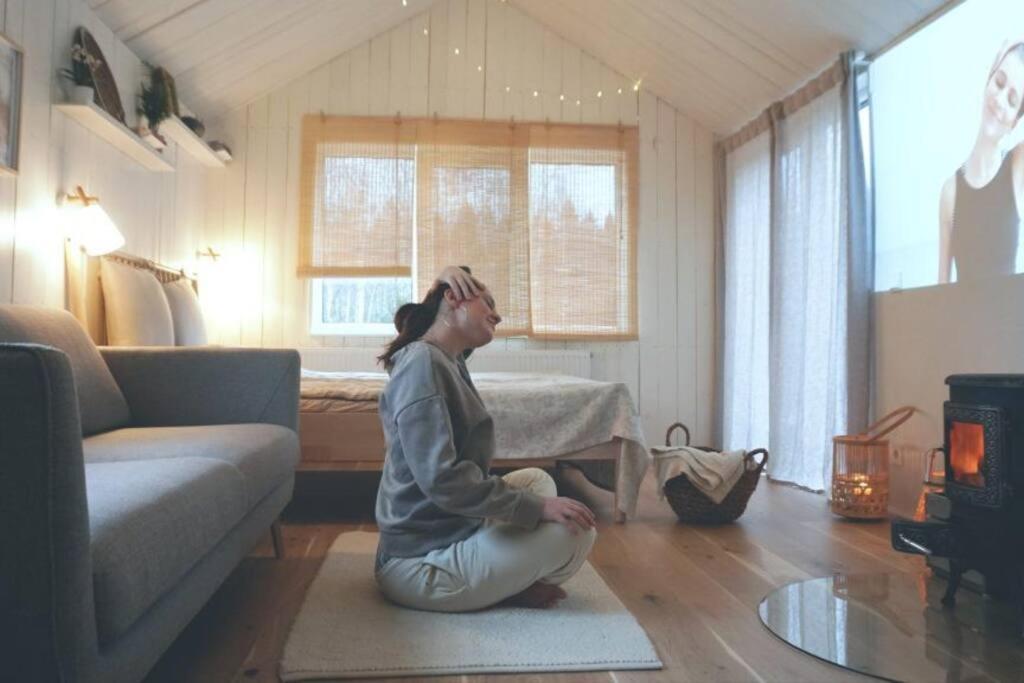 Hand Made Off Grid Forest Luna Chalet